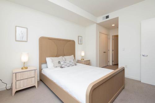 Giường trong phòng chung tại Horizon Apartments