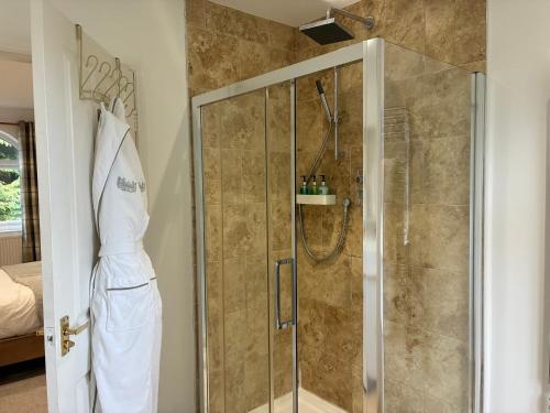 Koupelna v ubytování Horseshoe House at Pudleston Court