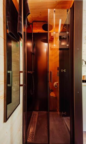 Lodge Grand Confort - 1h de Lyon - Vue sur Loireにあるバスルーム