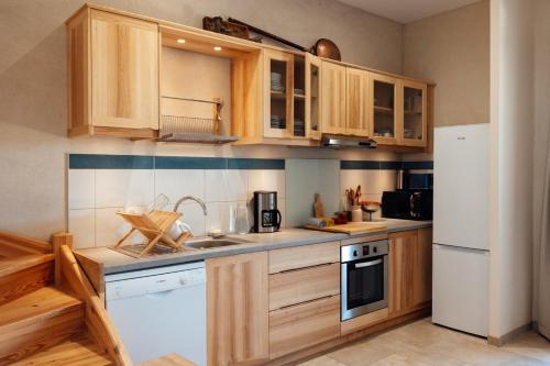 Η κουζίνα ή μικρή κουζίνα στο Eco-Friendly Gite In A Wine Estate In Frontignan