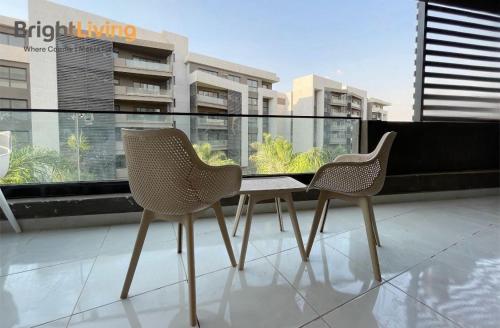 Balkón nebo terasa v ubytování Ultra Luxury 3BR Brand New Green oriented compound