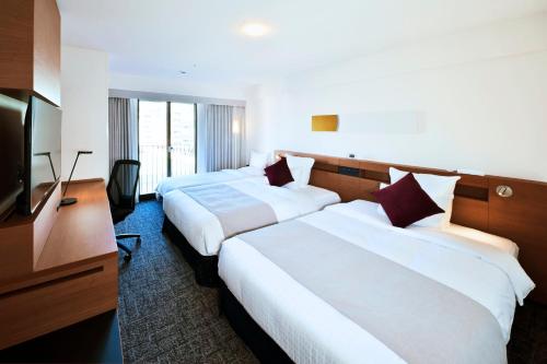 Televisyen dan/atau pusat hiburan di ANA Crowne Plaza Hotel Nagasaki Gloverhill by IHG