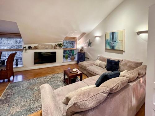 Posezení v ubytování Rosie Cottage