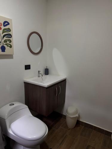 Et badeværelse på LakeVIU