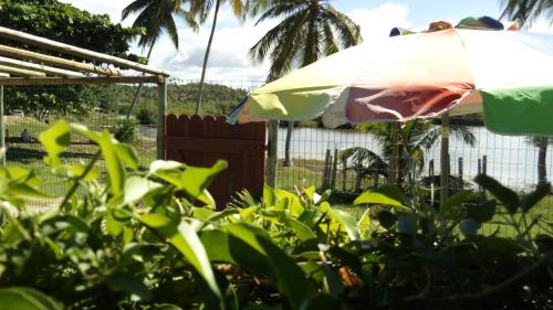 Ein Garten an der Unterkunft Encantos Pousada