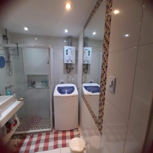 Koupelna v ubytování Flat Mar e Sol