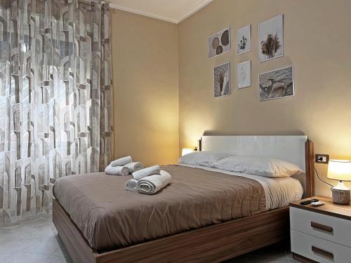 Postel nebo postele na pokoji v ubytování Maison DomInes