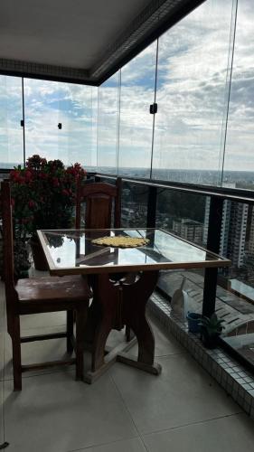 En balkon eller terrasse på Apartamento- studio