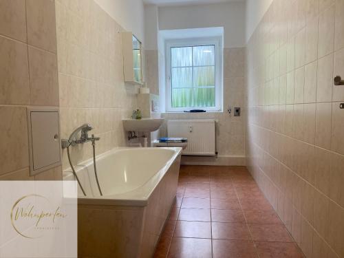 Ένα μπάνιο στο MonteurWohnung Fischbach App2