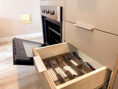 Dapur atau dapur kecil di Praça Madá - Anystay