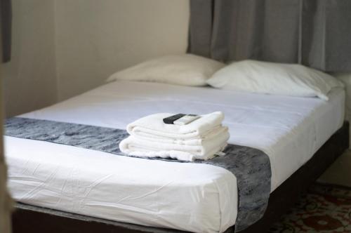 Кровать или кровати в номере Hotel México Mazatlan
