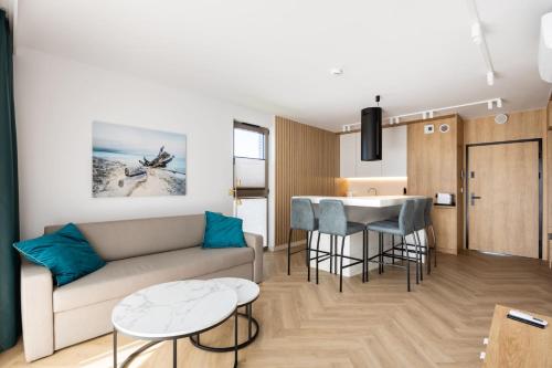 Dapur atau dapur kecil di Apartament Sarbinove