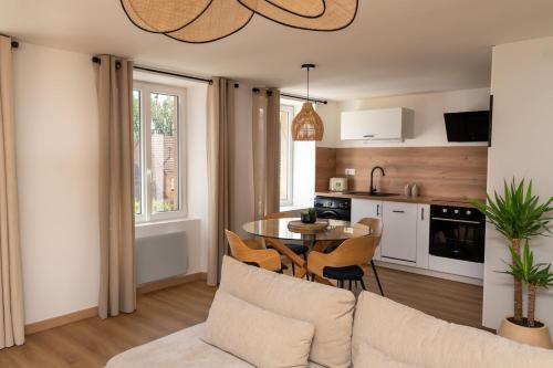 Η κουζίνα ή μικρή κουζίνα στο Le Yucca Apartment, Nature Stay