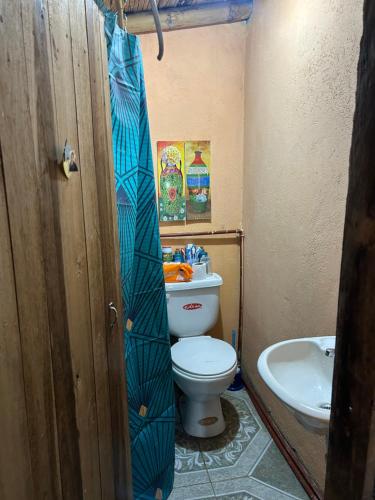 Et badeværelse på Casa Familia Matilde