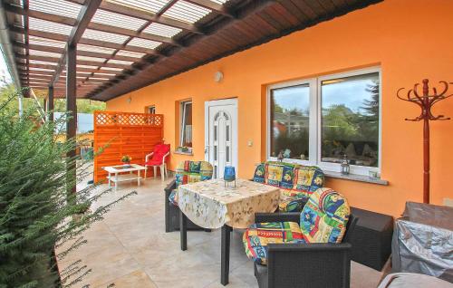 Istumisnurk majutusasutuses Doppelhaushälfte Waren Müritz