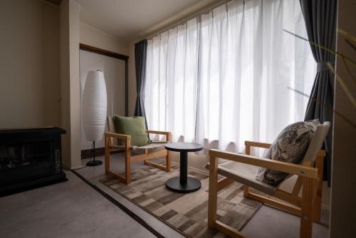 Χώρος καθιστικού στο Furano Harmony House