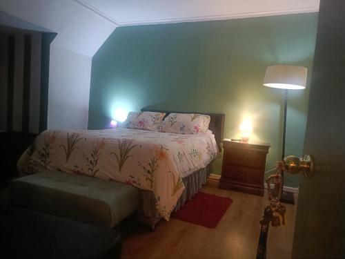 Postel nebo postele na pokoji v ubytování Hostal Chile Chico