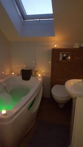 Kúpeľňa v ubytovaní Spa Apartamenty Lidzbark