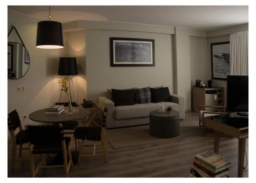 Χώρος καθιστικού στο Casa Grande Suites