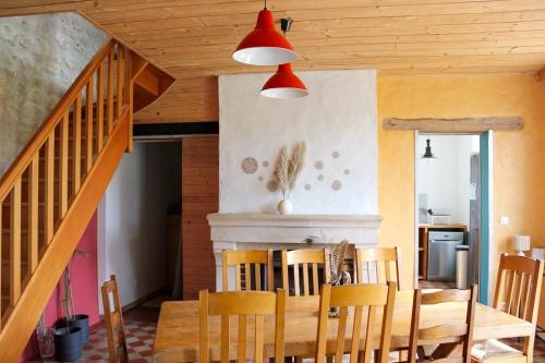Χώρος καθιστικού στο Spacious and peaceful house Les Hauts Prés