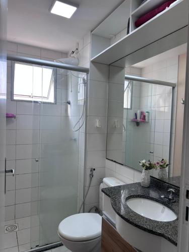 Et badeværelse på Apartamento
