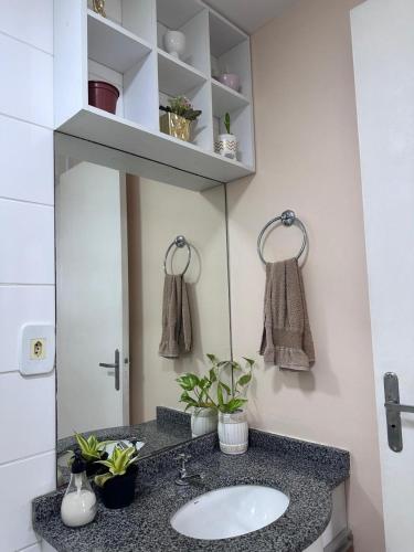 Koupelna v ubytování Apartamento