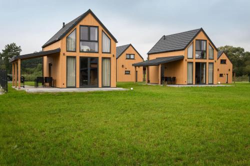 Bygningen som feriehuset ligger i