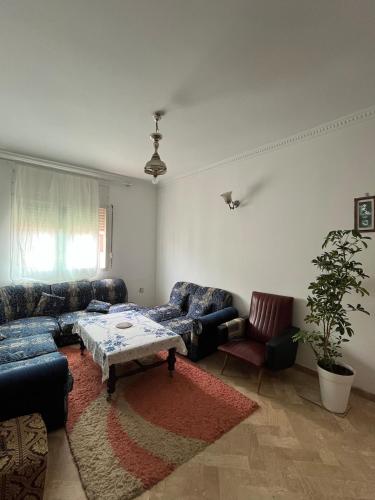 Χώρος καθιστικού στο Calm and cozy stay