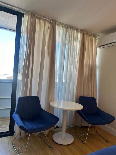 Posezení v ubytování Sea view studyo orbi siti