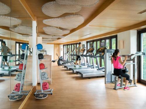 Gimnasio o instalaciones de fitness de Six Senses Qing Cheng Mountain