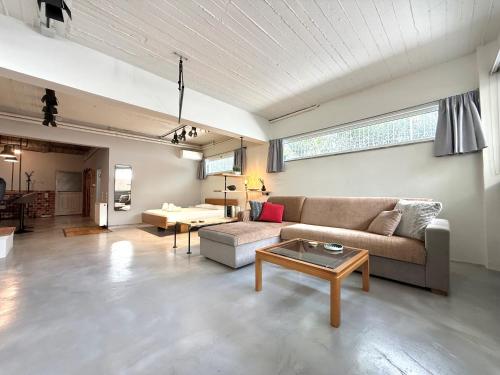 Industrial Studio with Patio