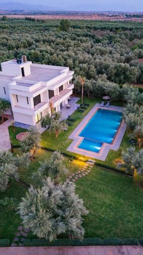 La alberca dentro o cerca de Villa Zahi