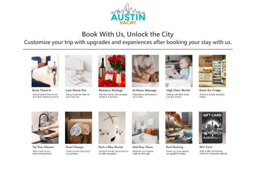 a screenshot of the austin view website at Minutes to Zilker, Barton Springs and Free Parking in Austin