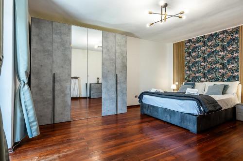 Ένα ή περισσότερα κρεβάτια σε δωμάτιο στο New duplex with lake view, 2 terraces
