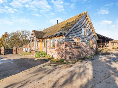 Bygningen som feriehuset ligger i