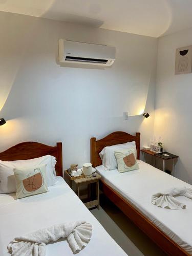 Ένα ή περισσότερα κρεβάτια σε δωμάτιο στο Salamya Guesthouse
