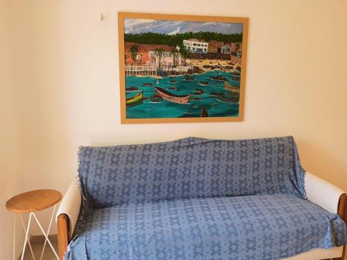 Χώρος καθιστικού στο Apartamento familiar