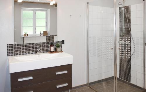 Ένα μπάνιο στο Holiday Home Vestskoven Iii