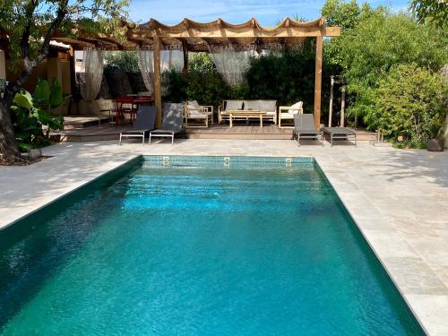 Dépendance de bastide Casa Amarelia avec piscine patio parking 4 étoiles