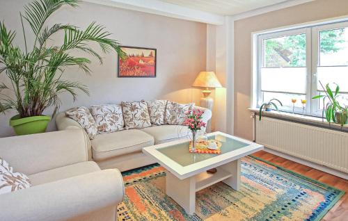Posezení v ubytování Ferienwohnung Grabowhöfe