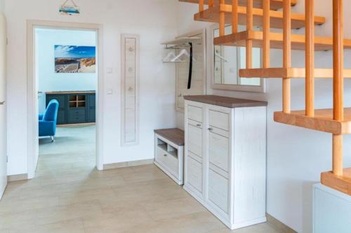 Kuchyň nebo kuchyňský kout v ubytování Piratenlager Seeblick