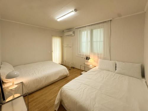 Voodi või voodid majutusasutuse Han stay toas