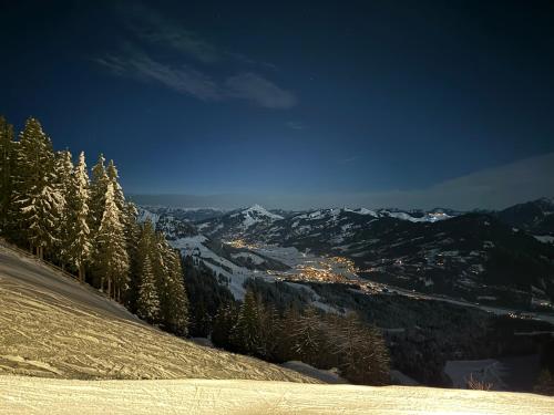 Cảnh núi rừng hoặc tầm nhìn ra núi từ căn hộ