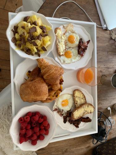 Jídlo v vily nebo okolí