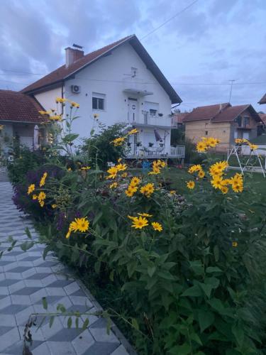 Zahrada ubytování Nevade apartman