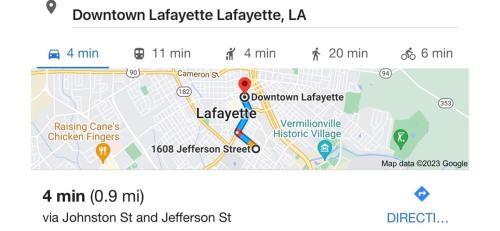 a map of the downtown lavender lavender liana at Modern Private Room in a Shared Home at Lafayette in Lafayette