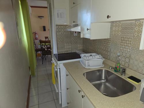 Kuchyň nebo kuchyňský kout v ubytování Negril Ocean View Apartment
