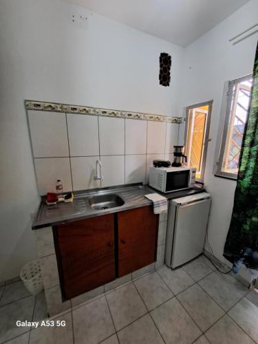 Køkken eller tekøkken på Apartamento para trabalhadores