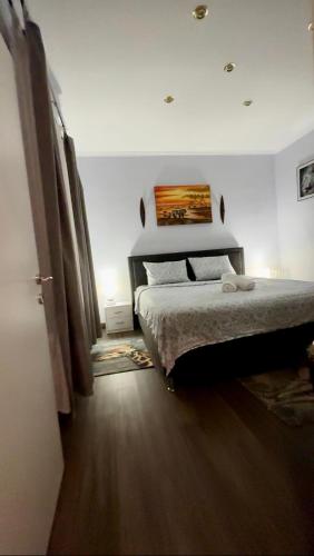 Postel nebo postele na pokoji v ubytování Zwergendorf