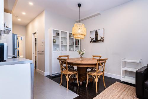 Dapur atau dapur kecil di Appartement Sur la "Main"